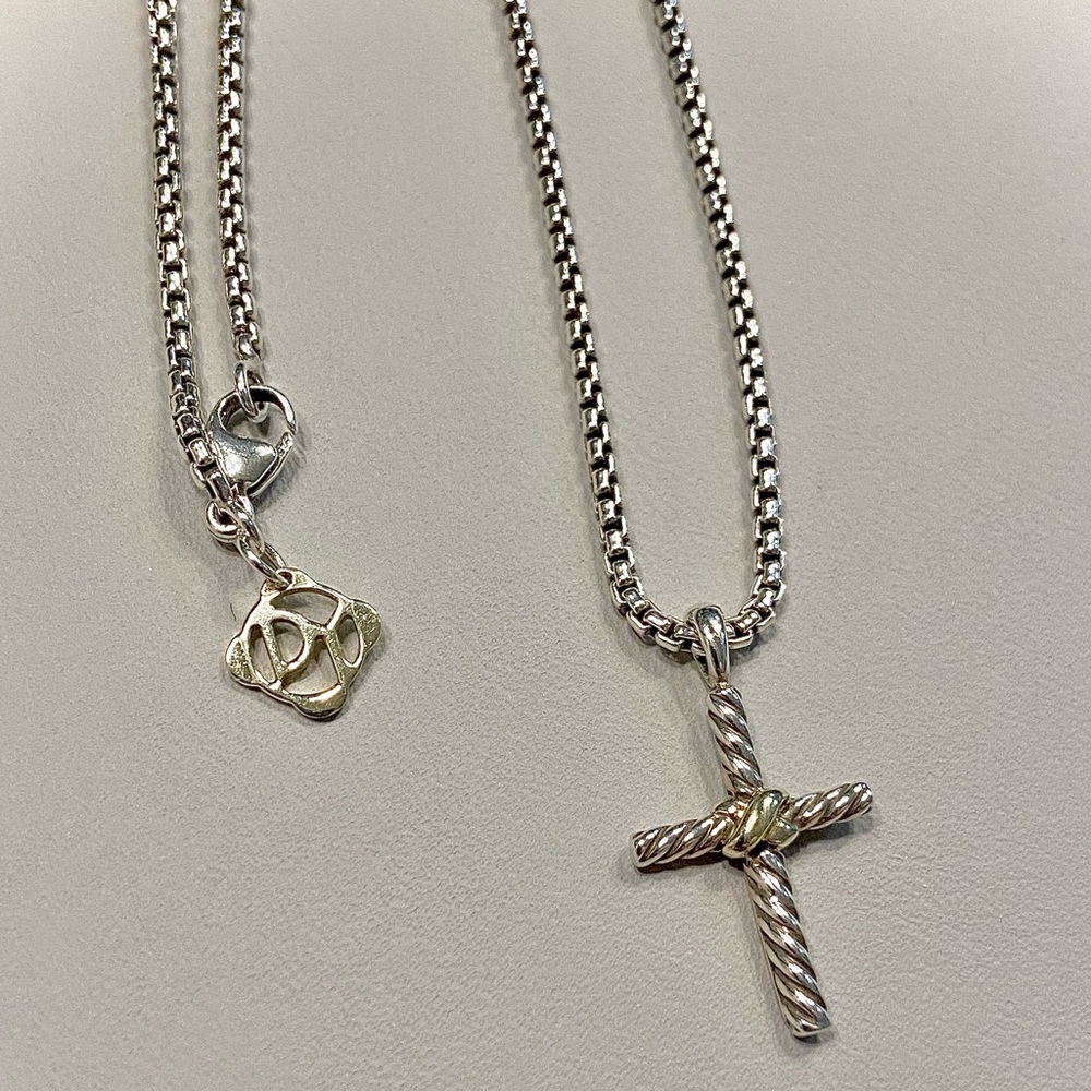 David Yurman X Cross pendant